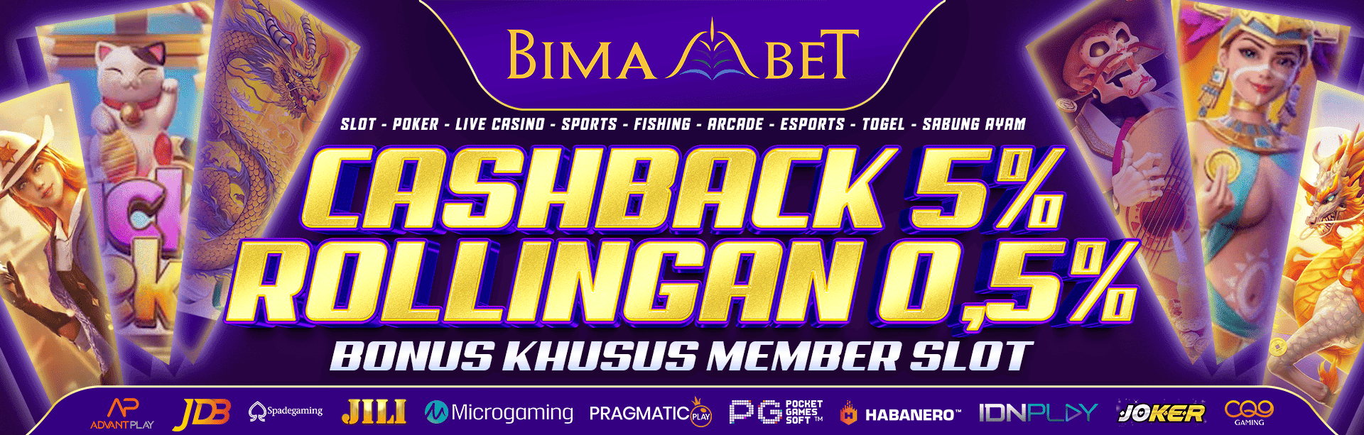 BIMABET Game Slot Gampang Menang - RTP Tinggi dari Provider Ternama